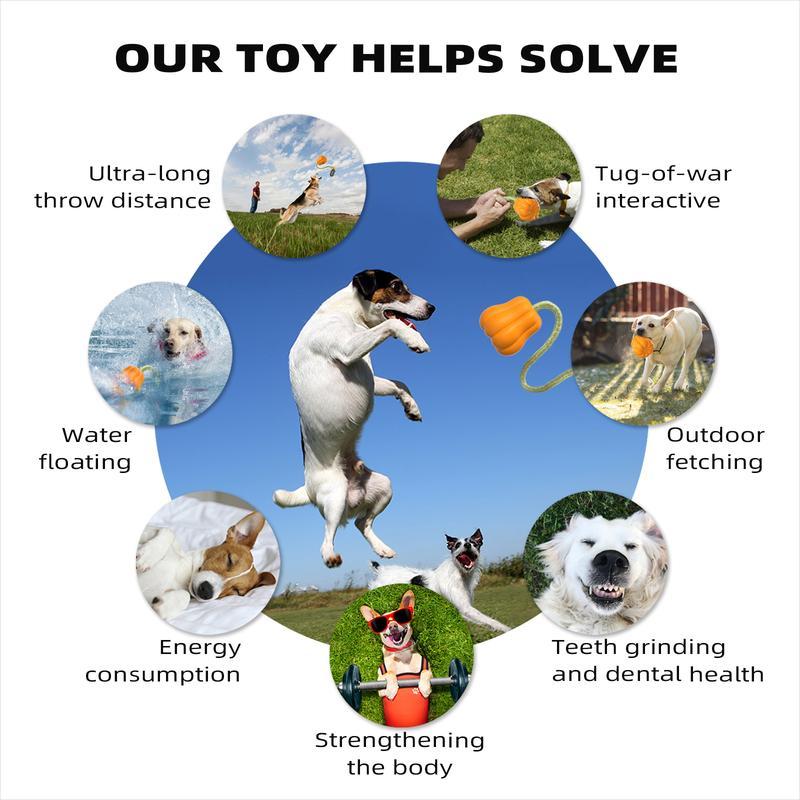PROKEl Dog Rope Fetch Exercise Toy for Medium and Large Aggressive Chewers