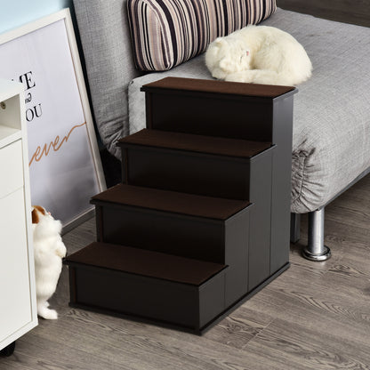 Pet Stairs For Bed or Couch - Dark Brown