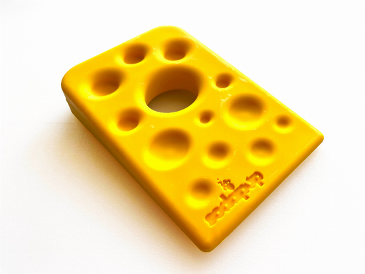 Swiss Cheese Wedge Durable Nylon Dog Chew Toy